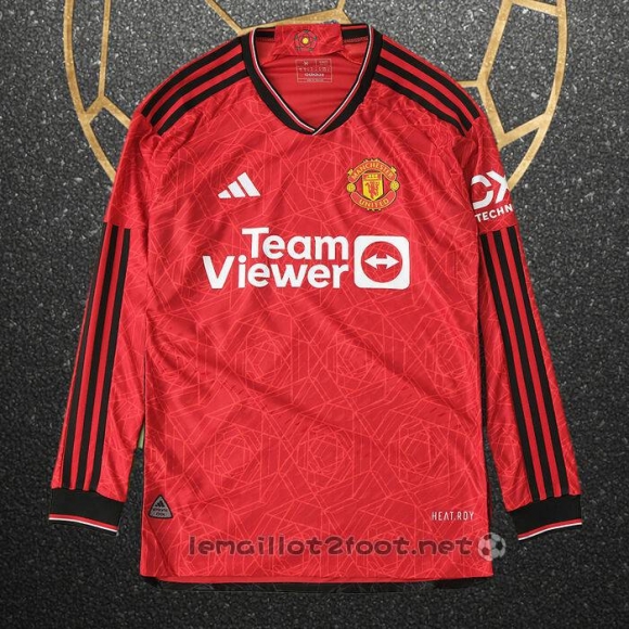 Maillot Manchester United Domicile Manches Longues 23-24