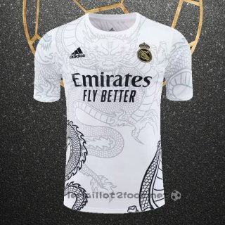 Maillot Entrainement Real Madrid Dragon 24-25 Blanc