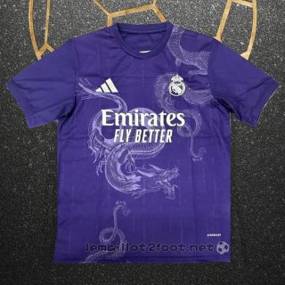 Thailande Maillot Real Madrid Dragon 24-25 Purpura